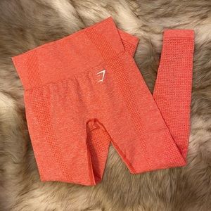 Gymshark Vital Seamless Leggings - Coral Marl XS